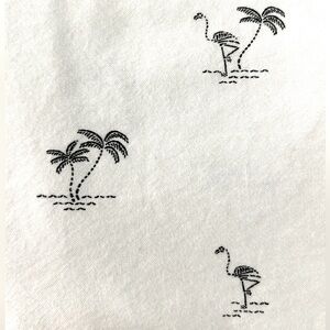 Vans XL Floral Hawaiian Men’s Collar Shirt White & Black